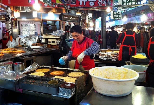 Gwangjang Market at Jongno-5-ga, Seoul city