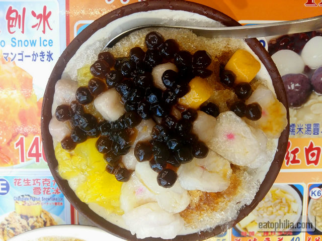 Ningxia shaved ice that falls short of expectation