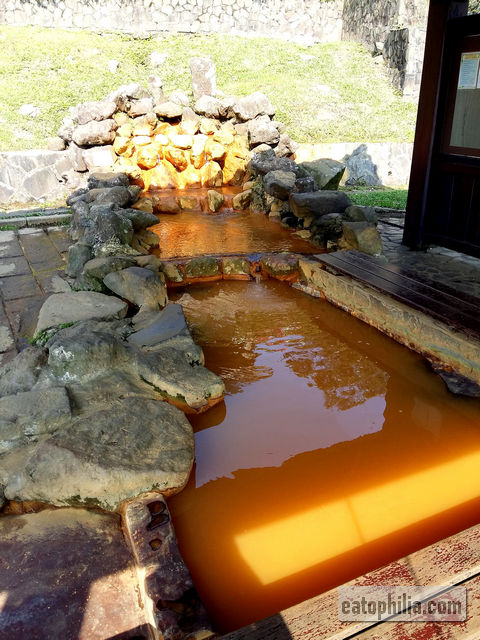 Foot dipping pool at Yangmingshan